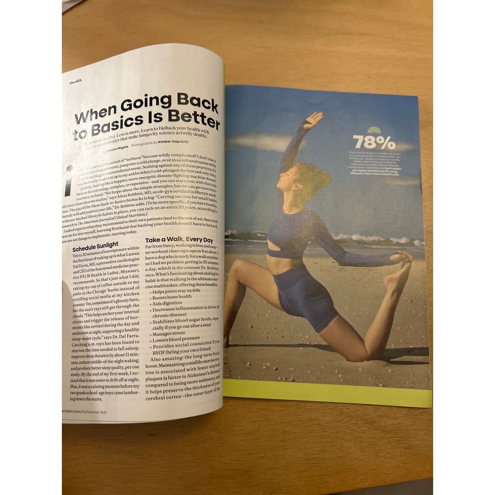 New Women’s Health Magazine Summer 2025 - Picture 4 of 6